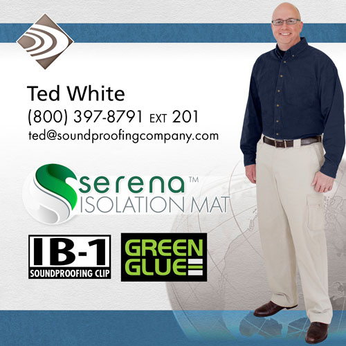 Soundproofing Installation Support with Ted White