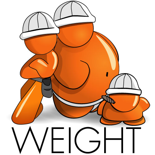 Typical weight expected from different building materials