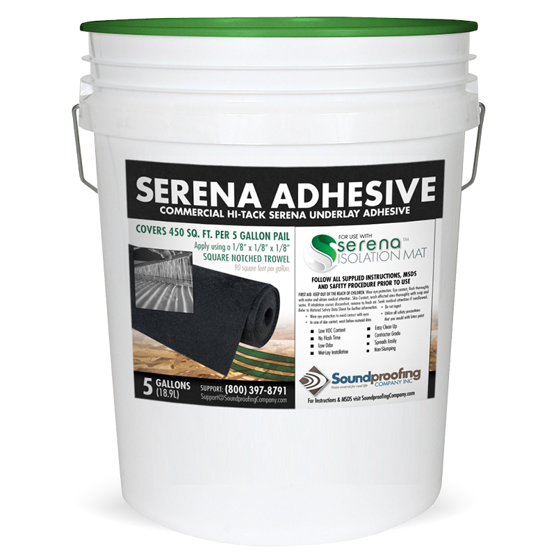 Serena Underlay Mat Adhesive Soundproofing Floors