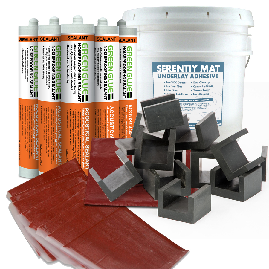 Soundproofing Products and Materials for Walls Ceilings and Floors