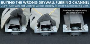Do Not Buy the WRONG Drywall Furring Channel