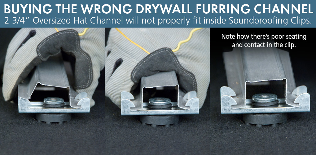 What Is Drywall Furring Channel Or Hat - Sound Deadening Drywall Clips