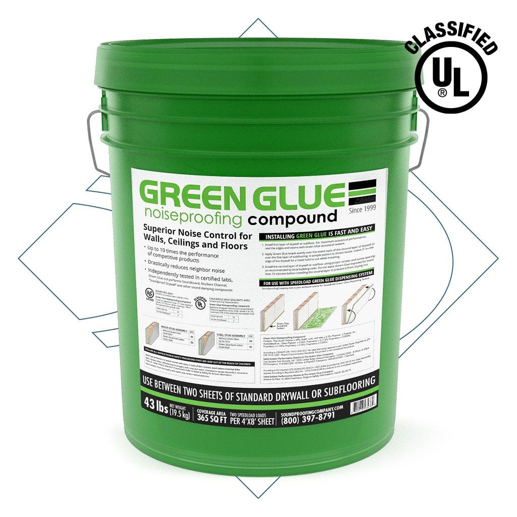Green Glue Soundproofing in 5 Gallon Pail Soundproofing Company