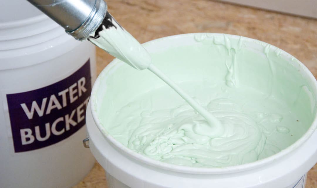 Easily fill the Speedload Dispenser with Green Glue