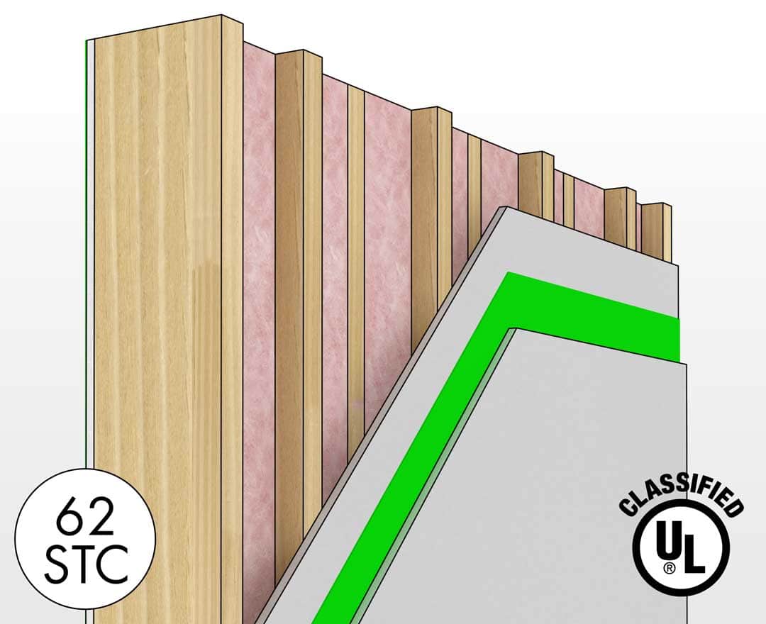 Building a Staggered Stud instead of a Double Stud wall to save space.